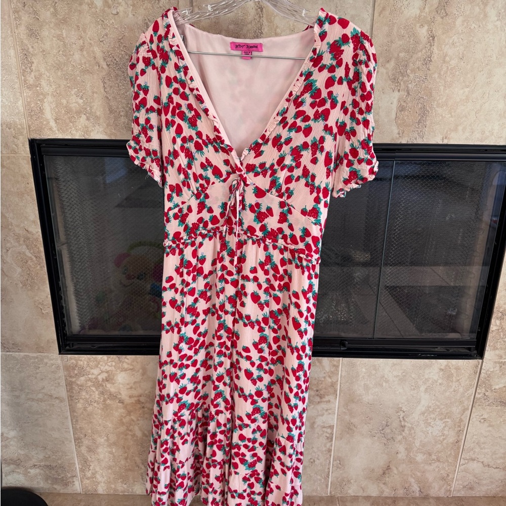 Betsy Johnson Strawberry Dress